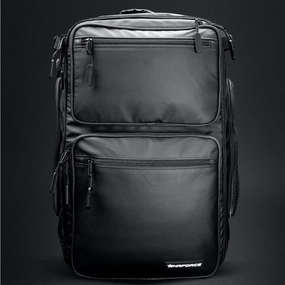 Black Versatile Travel Backpack - Picture 2 of 8